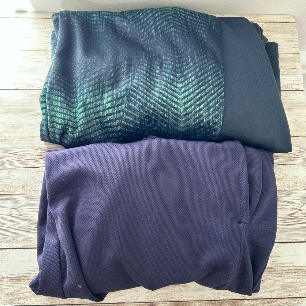 4/$25 All In Motion Bundle of 2 Mens Basketball Court Drawstring Shorts Blue - M